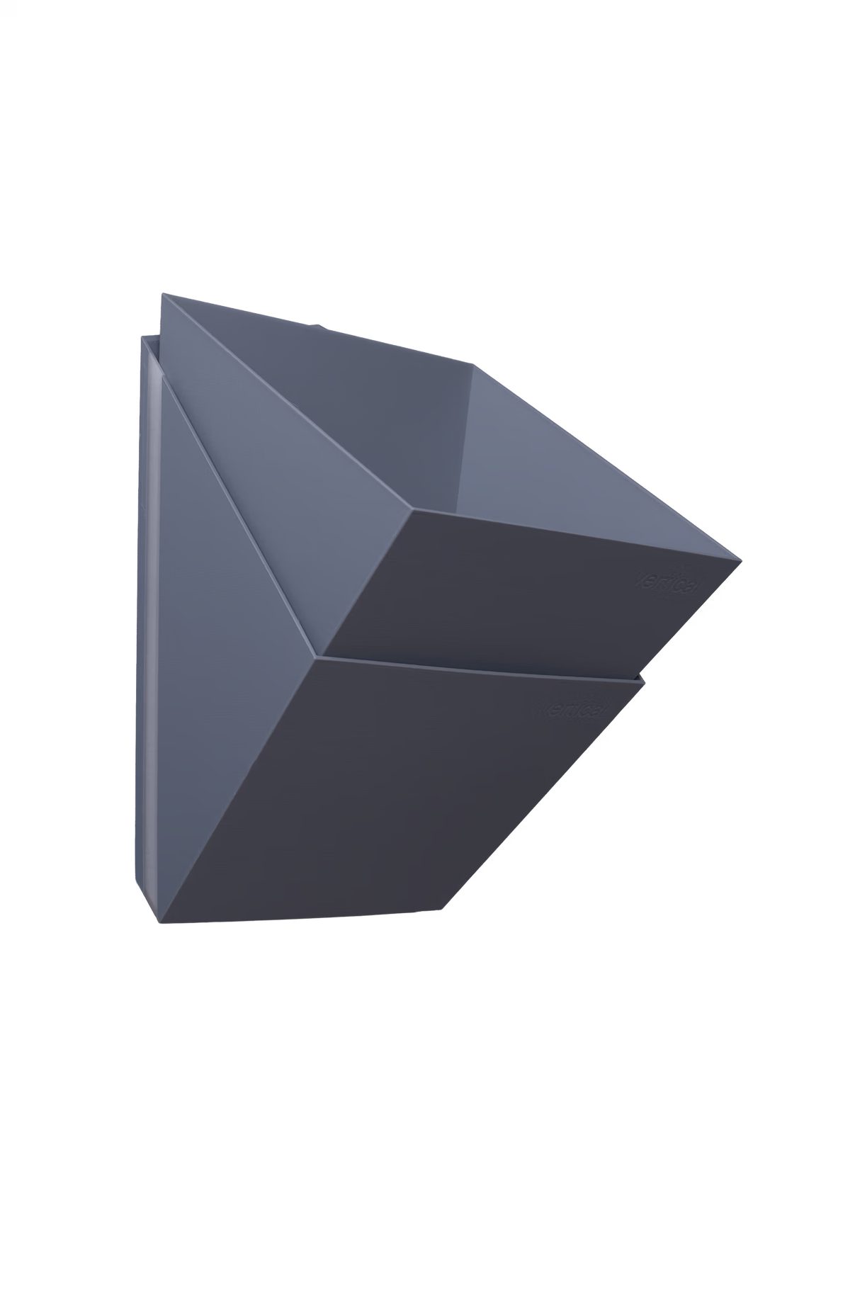 vertical block hellblau