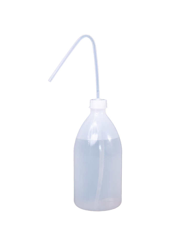 Transparente Gießhilfe groß aus Kunststoff mit gebogenem Ausgießer – präzises Gießen für Zimmerpflanzen und Wandtöpfe