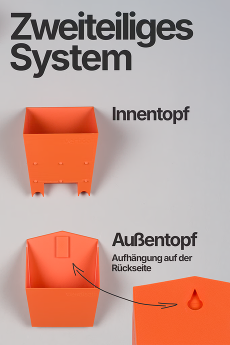 vertical pot