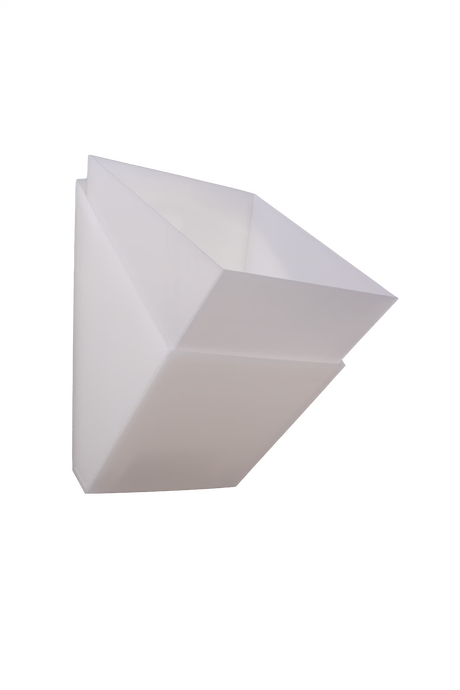 vertical block weiß